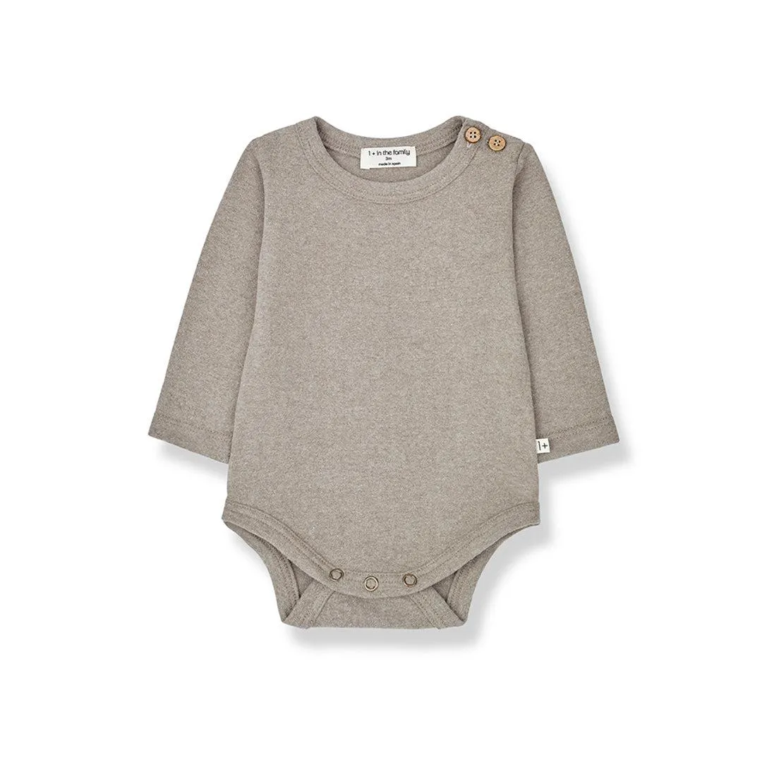 1  in the family Enric One-Piece Bodysuit - Taupe