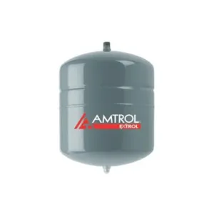 15 | Expansion Tank Extrol Hydronic 2 Gallon 100 Pounds per Square Inch Gauge 1/2" MNPT 15 for Closed Hydronic Heating Radiant and Chilled Water Systems | Amtrol
