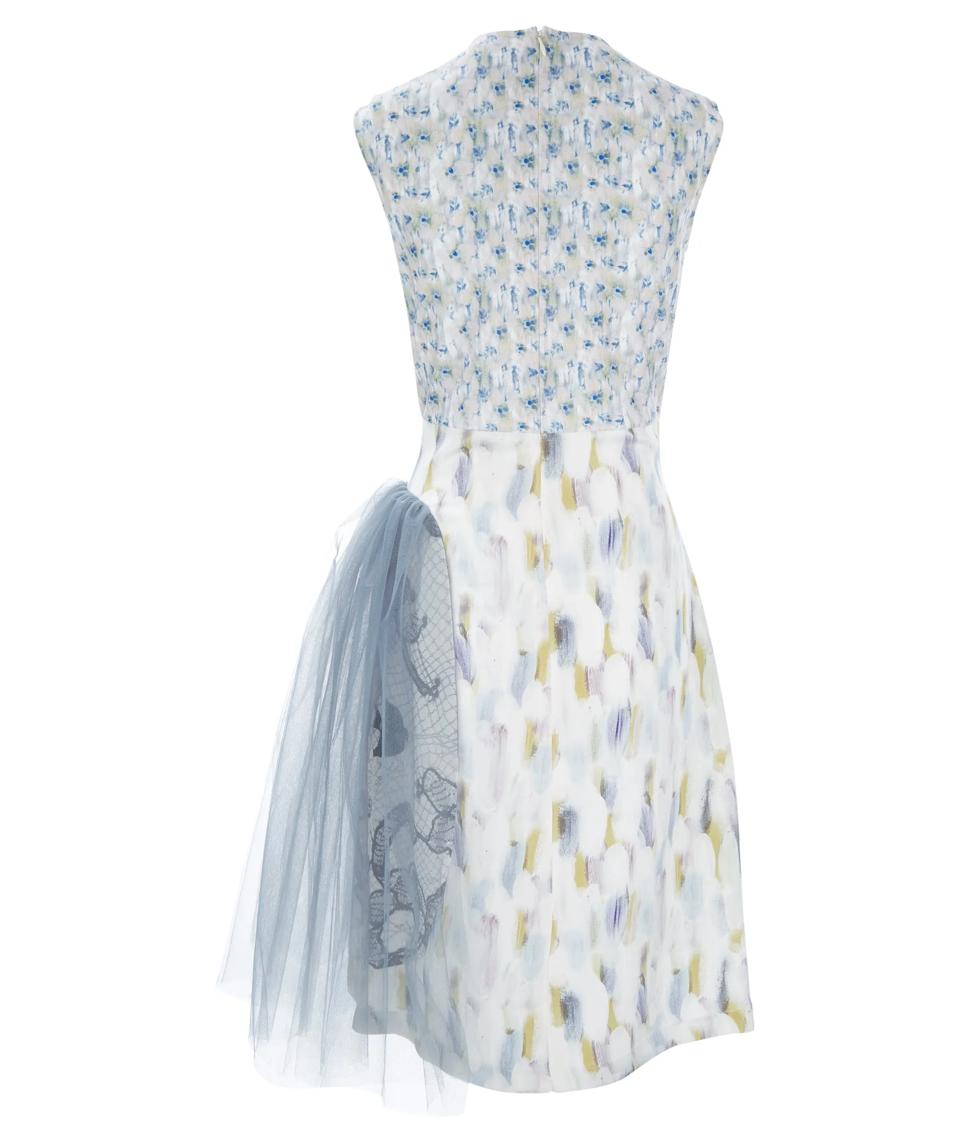 180103C -Printed Wave Dress