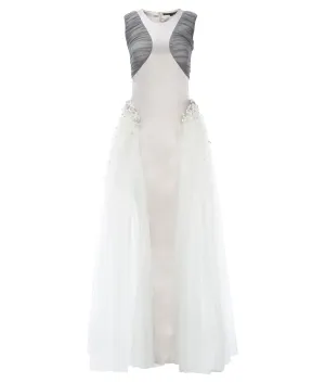 180116 -Long Double Ruched Dress