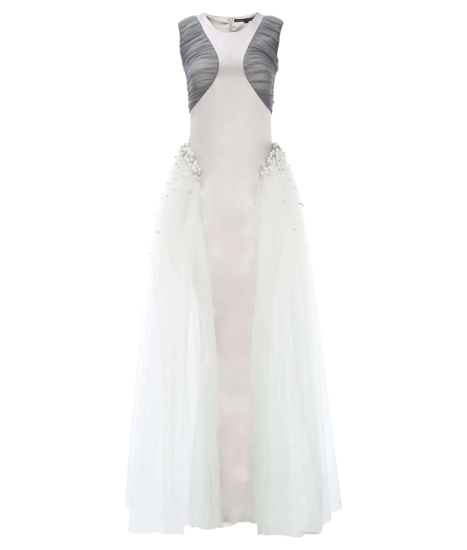 180116 -Long Double Ruched Dress