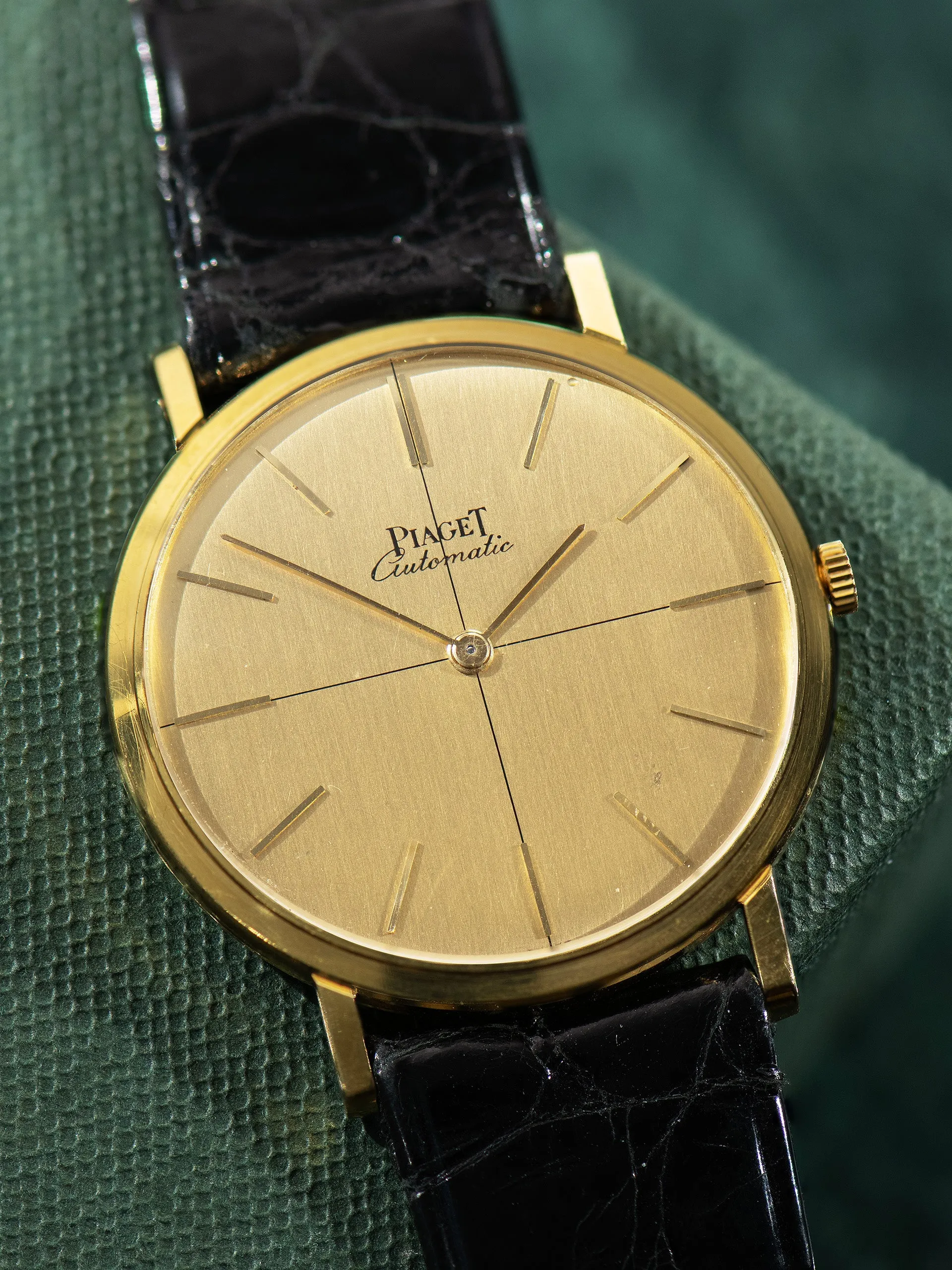 1980s Piaget Automatic Dress Watch 18K YG (Ref. 12603) ‘Cal. 12P'