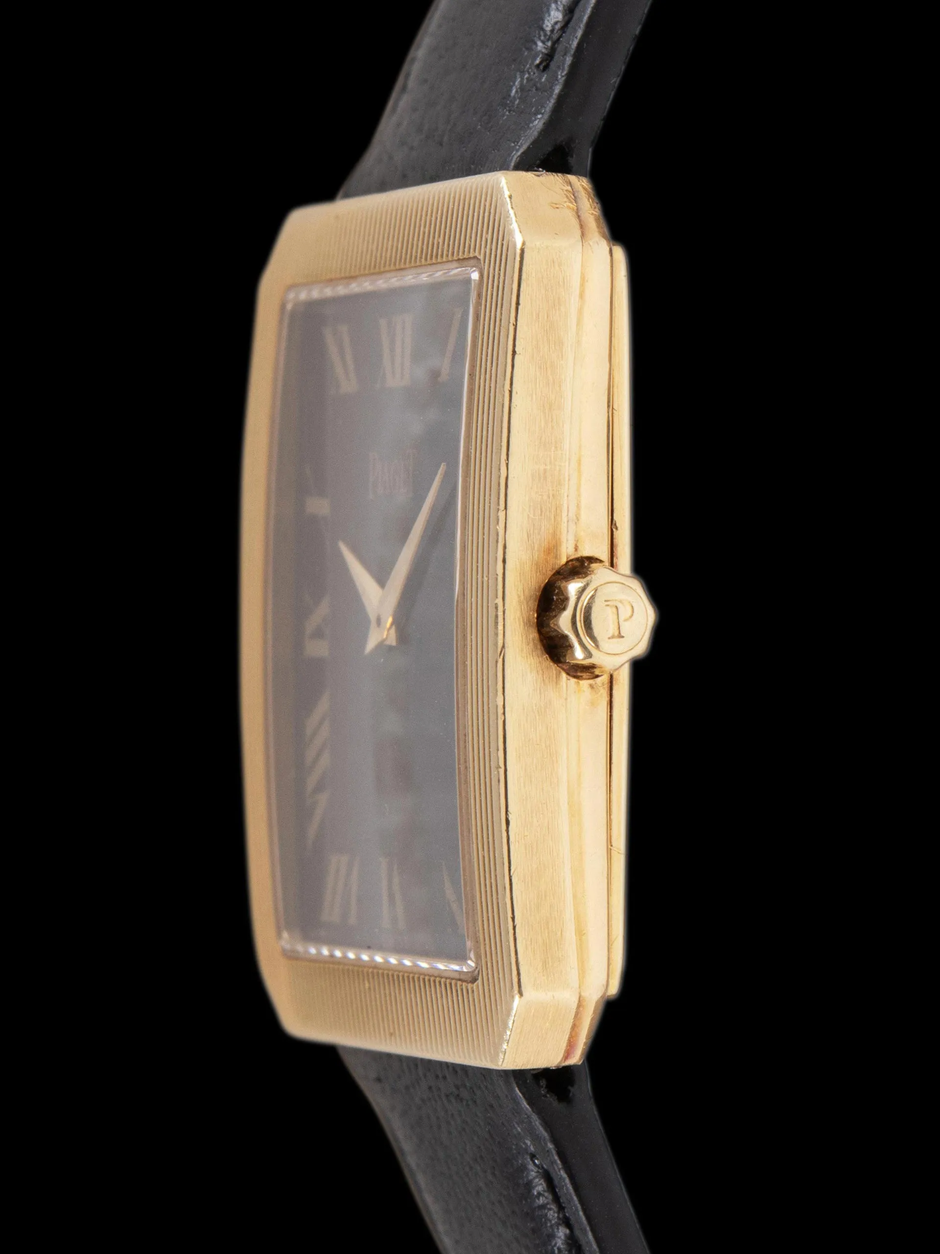 1980s Piaget Protocole 18K YG (Ref. 90154) Black Dial
