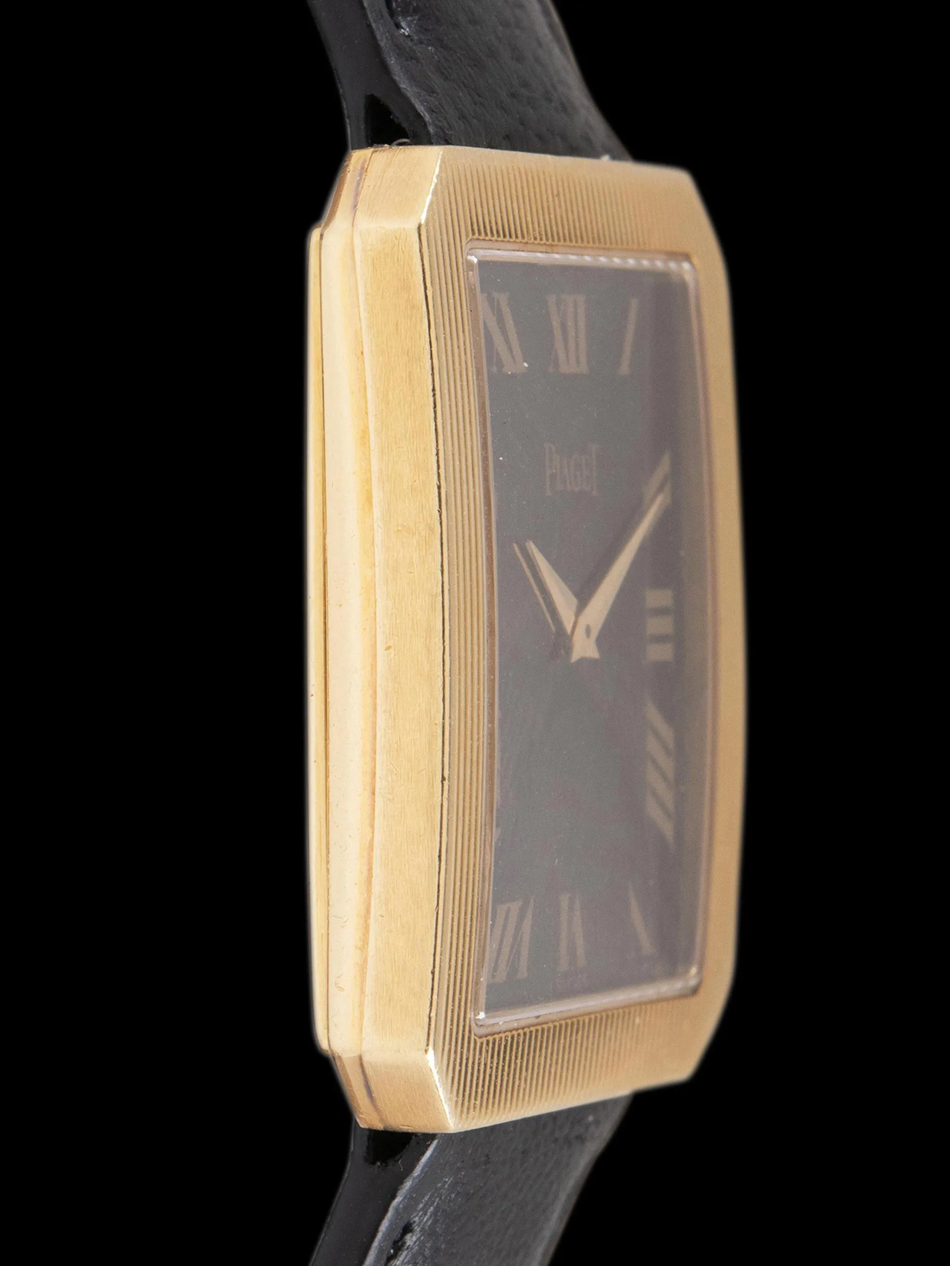 1980s Piaget Protocole 18K YG (Ref. 90154) Black Dial