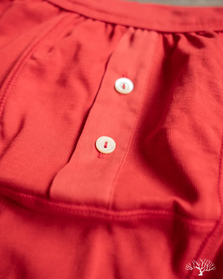 255 Loopwheel Underwear Boxer Briefs - Red