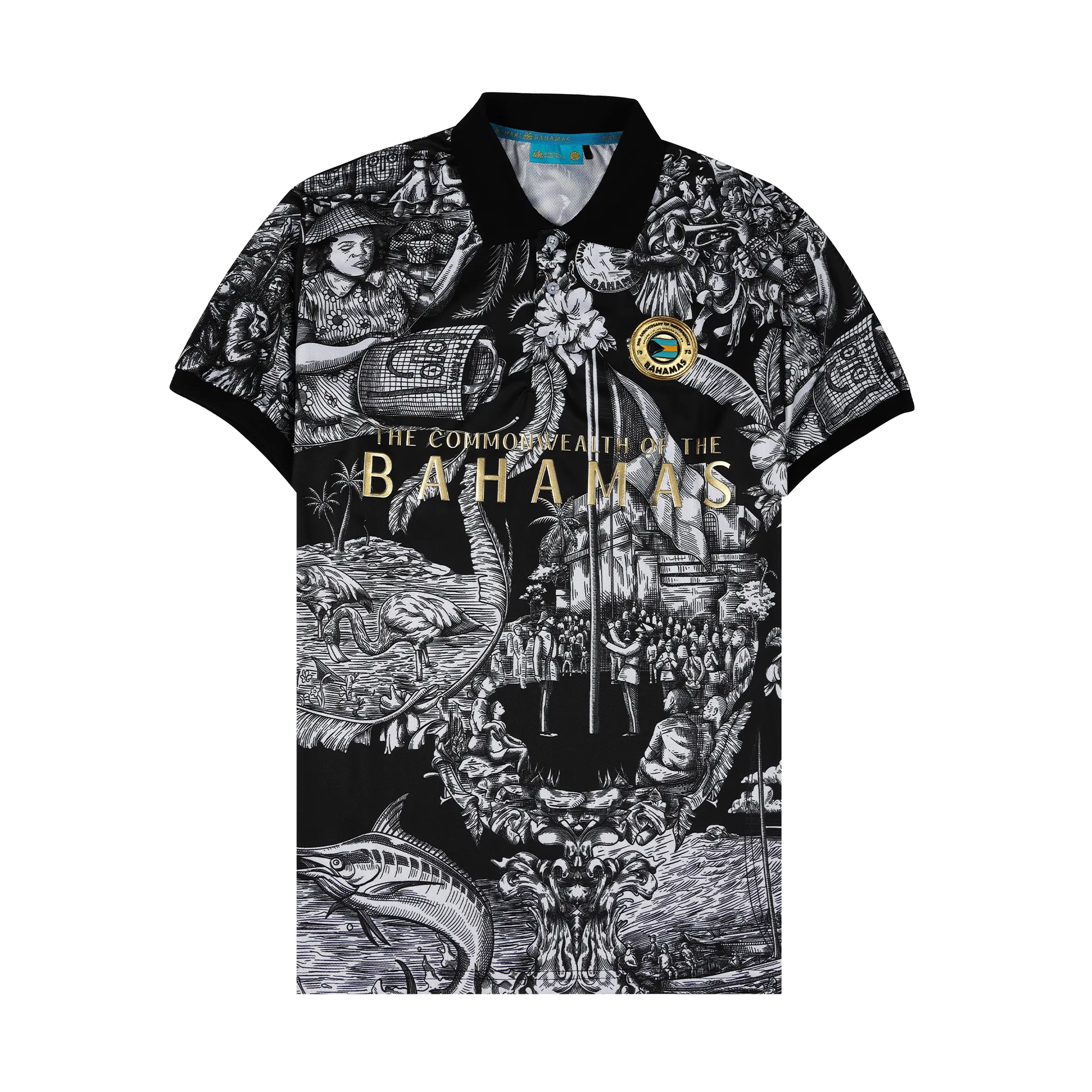 50TH INDEPENDENCE POLO-BLACK
