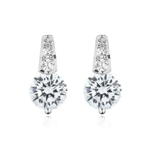 5cttw Sparkling Cubic Zirconia Dramatic Stud Earrings