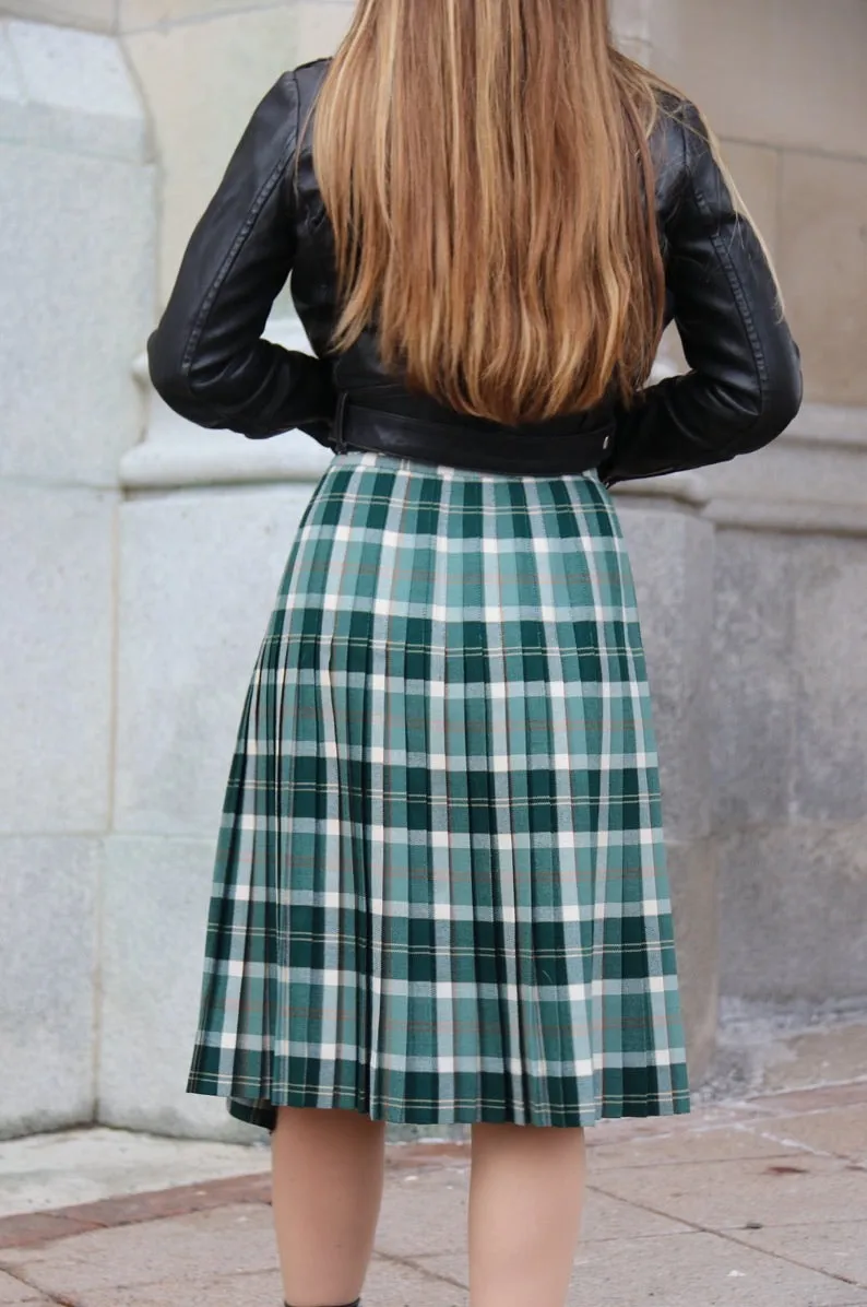 70s Tartan Plaid Kilt - 30