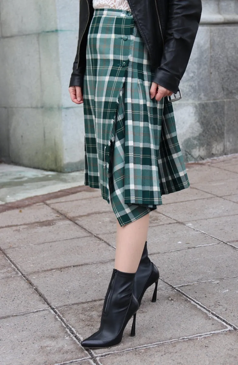 70s Tartan Plaid Kilt - 30
