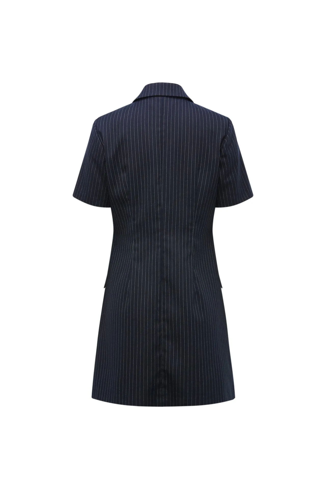 A-Shape Stripe Blazer Dress