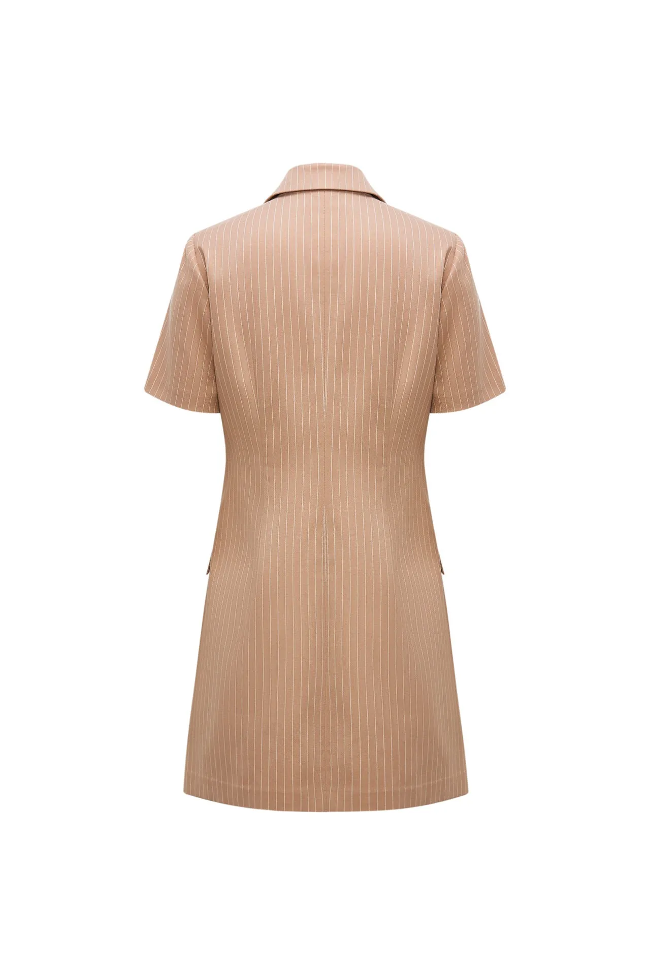 A-Shape Stripe Blazer Dress