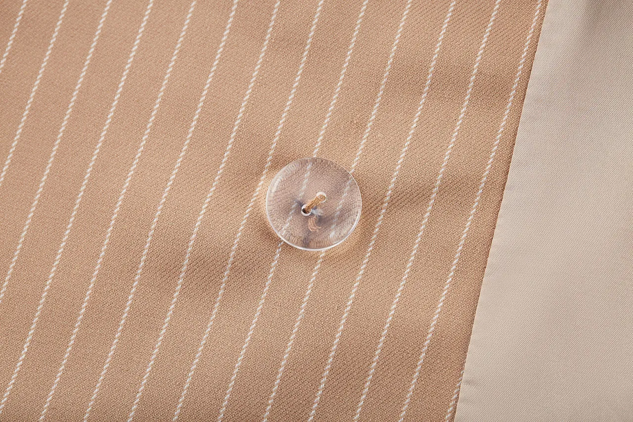 A-Shape Stripe Blazer Dress