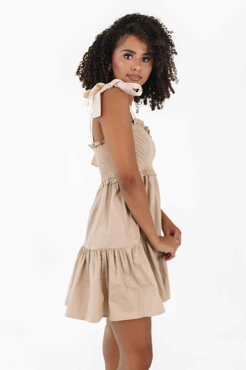 A Simple Breeze Dress - Khaki