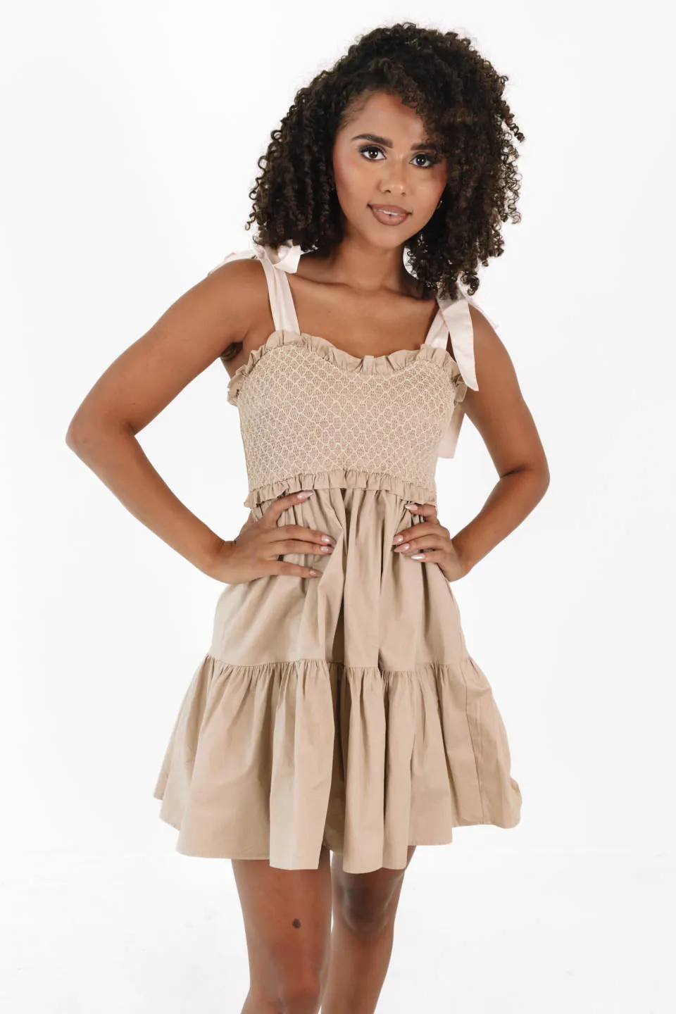 A Simple Breeze Dress - Khaki