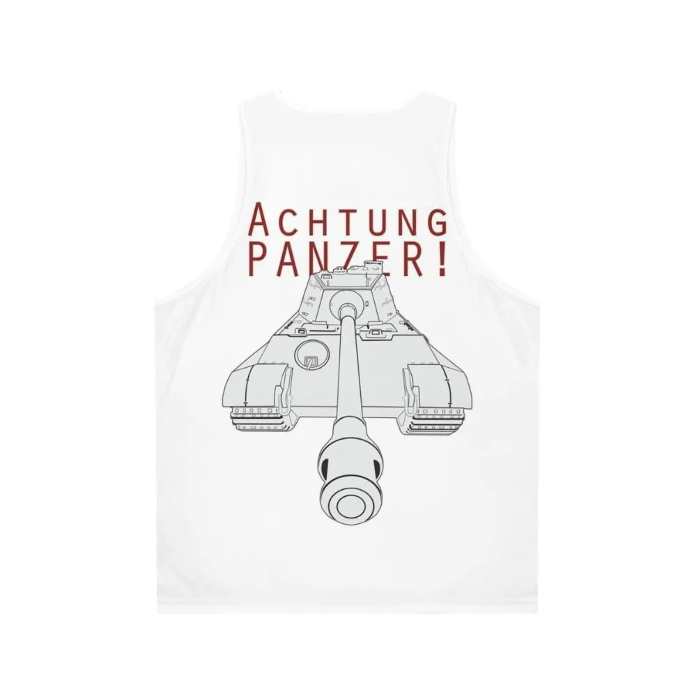 Achtung Panzer! German Tiger II Tank Top for WWII Fans