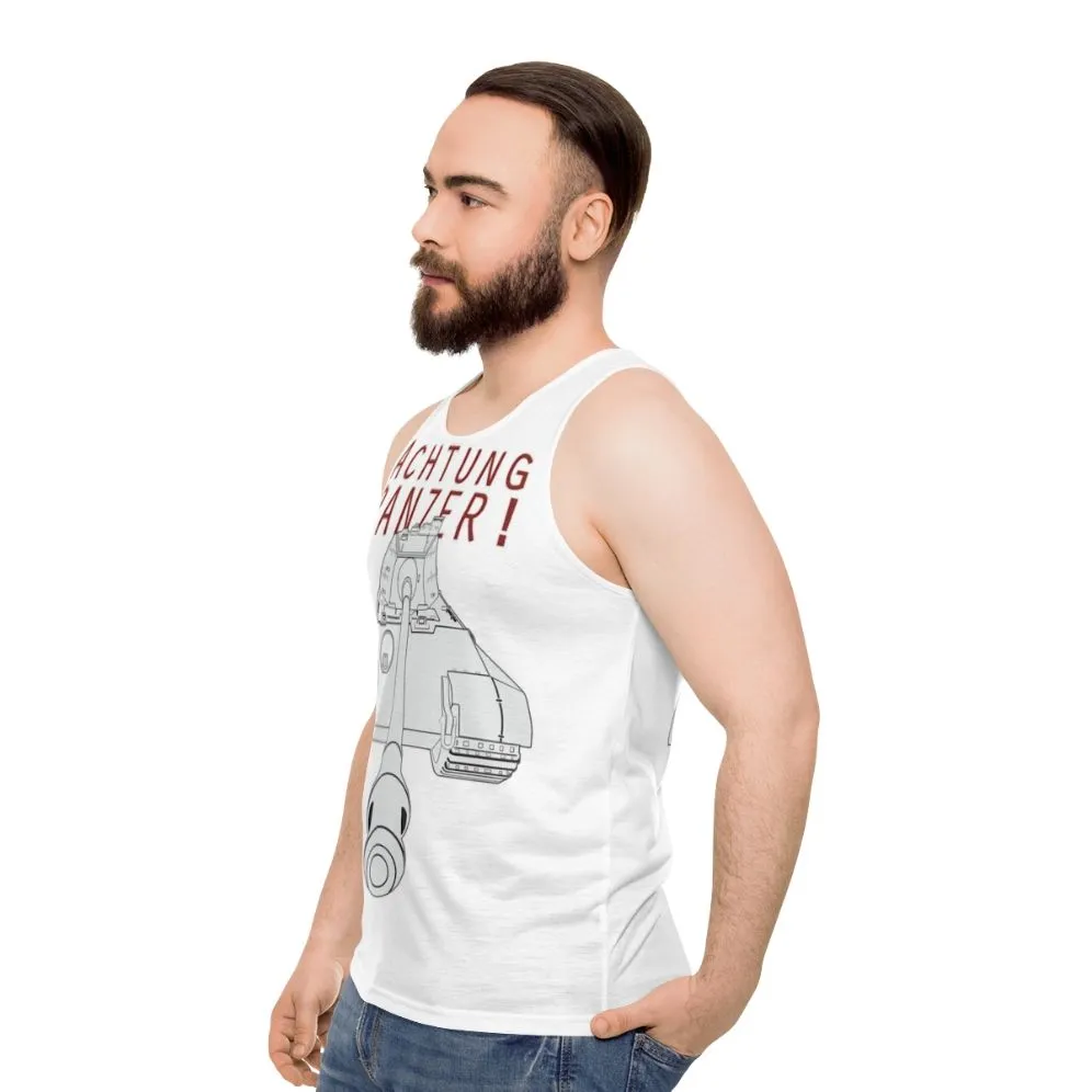 Achtung Panzer! German Tiger II Tank Top for WWII Fans