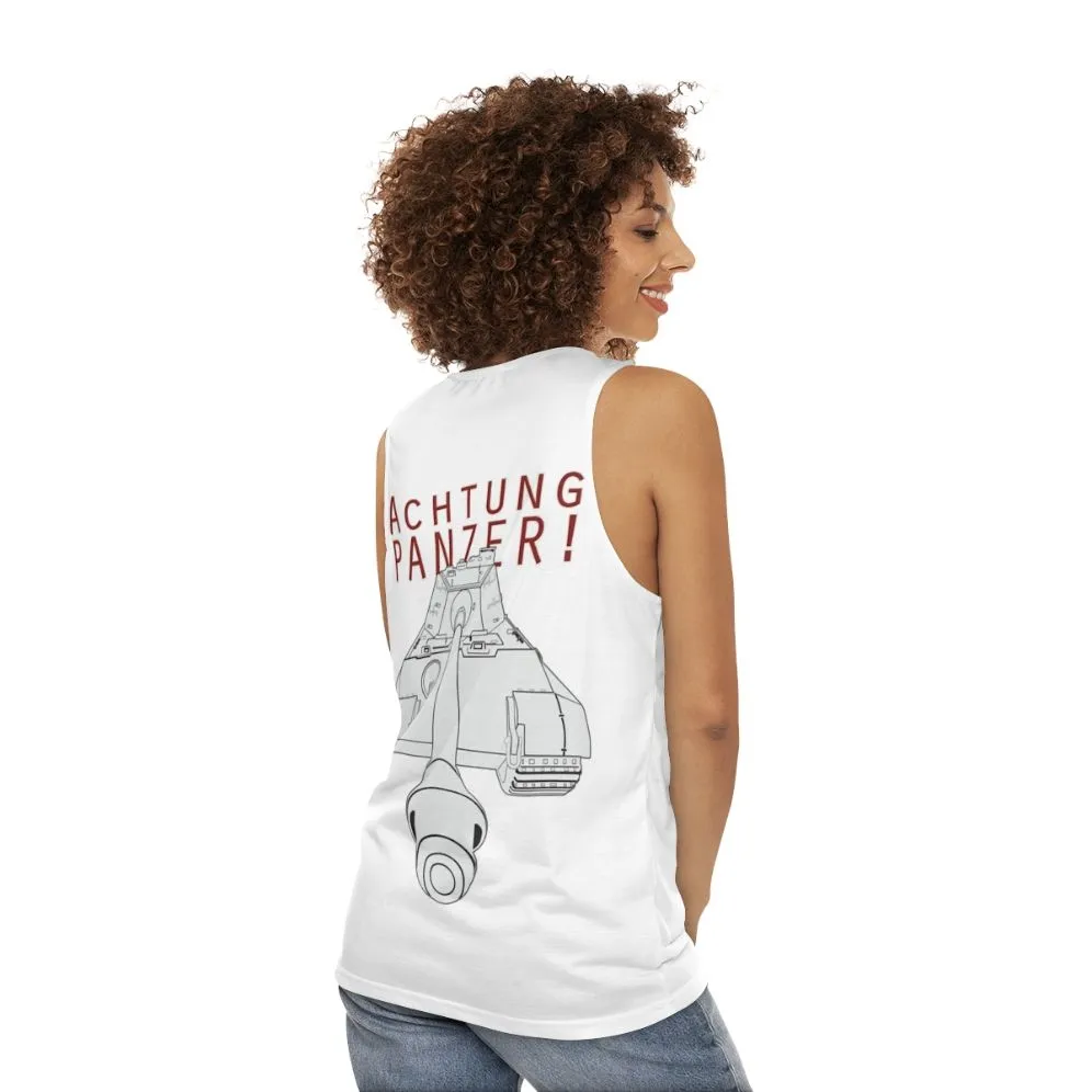 Achtung Panzer! German Tiger II Tank Top for WWII Fans