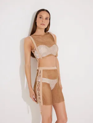 Alejandra Nude Skirt