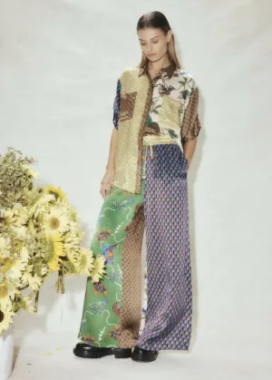 Alemais Birdie Spliced Top And Pants Set