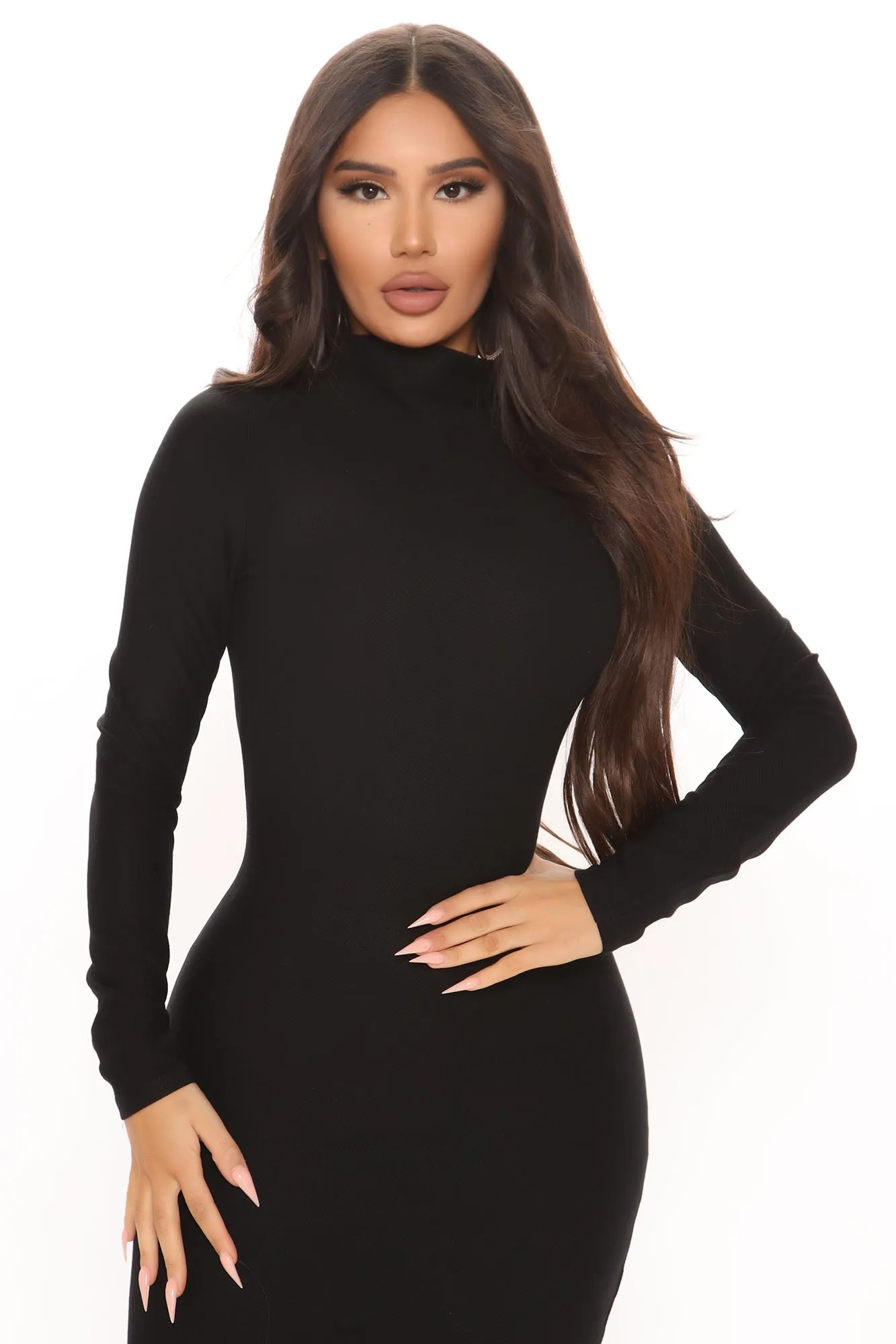 All Day Midi Dress - Black