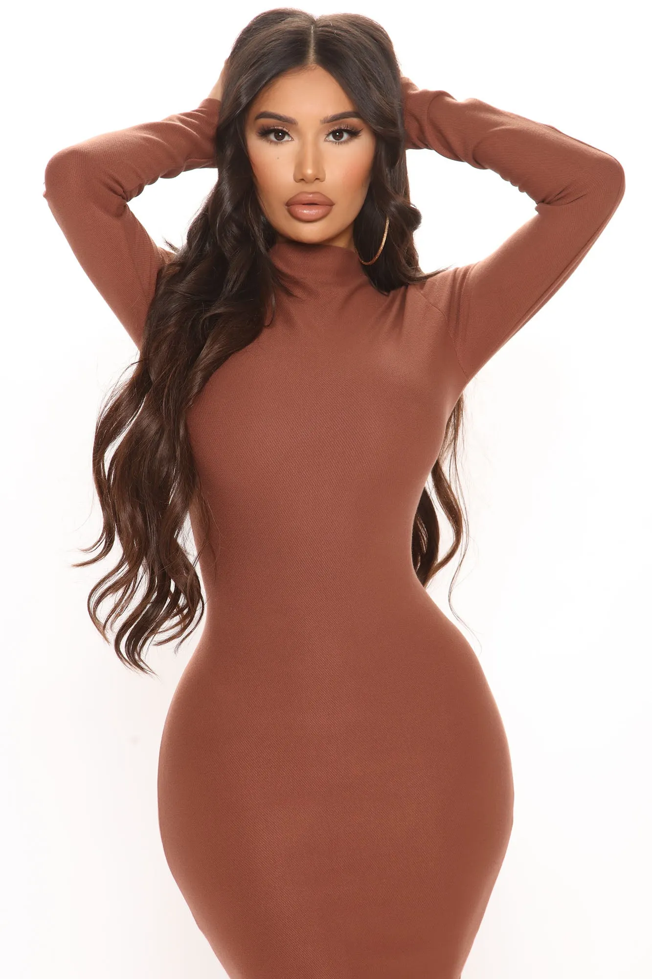 All Day Midi Dress - Chocolate