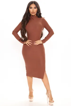 All Day Midi Dress - Chocolate