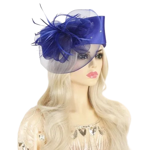 Alori | Floral Netted Mesh Fascinator Headband