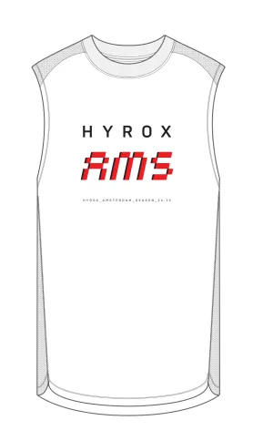 Amsterdam Men's CITY PERFORMANCE TANK - white