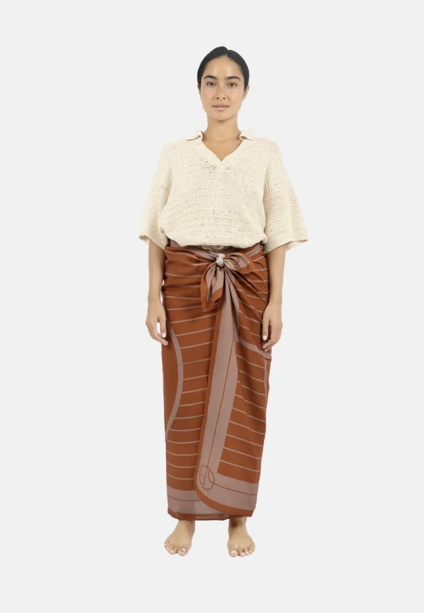 Antibes Beach Sarong Taupe