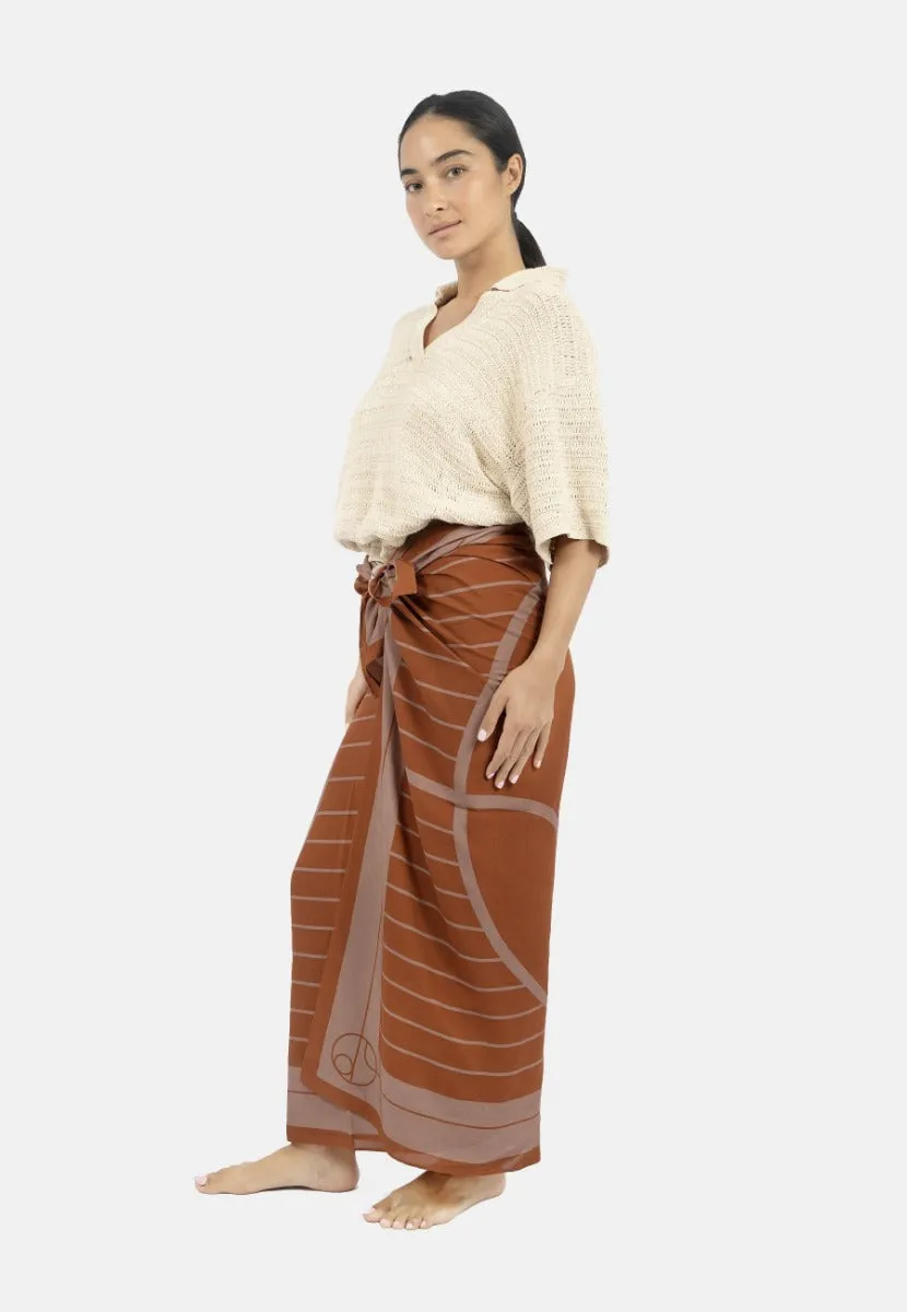 Antibes Beach Sarong Taupe