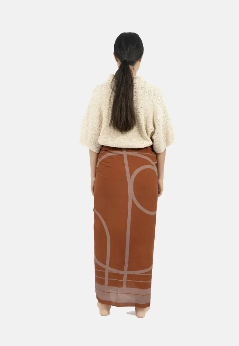 Antibes Beach Sarong Taupe