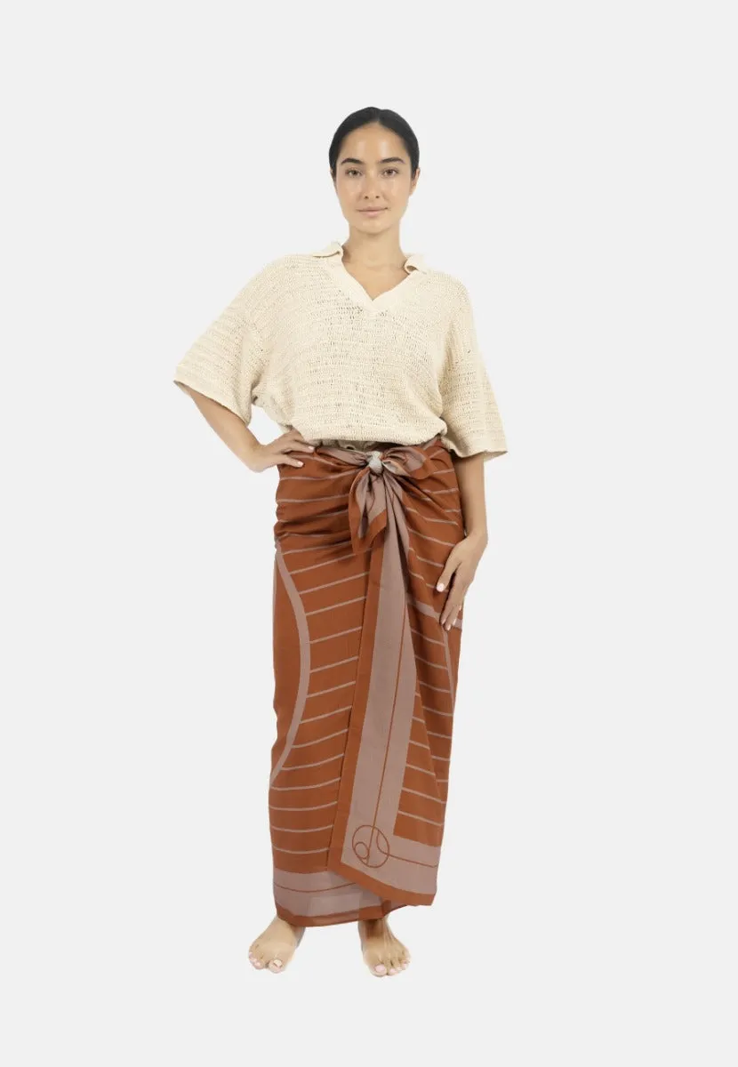 Antibes Beach Sarong Taupe