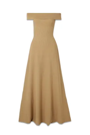 Artistry Off-the-shoulder Stretch-knit Maxi Dress