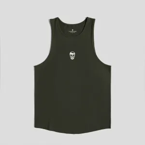 Ascend Scoop Hem Tank - OD Green