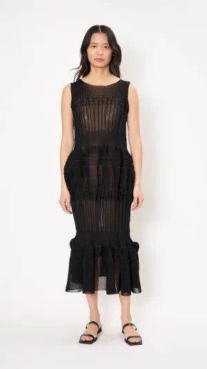Assemblage Dress in Black