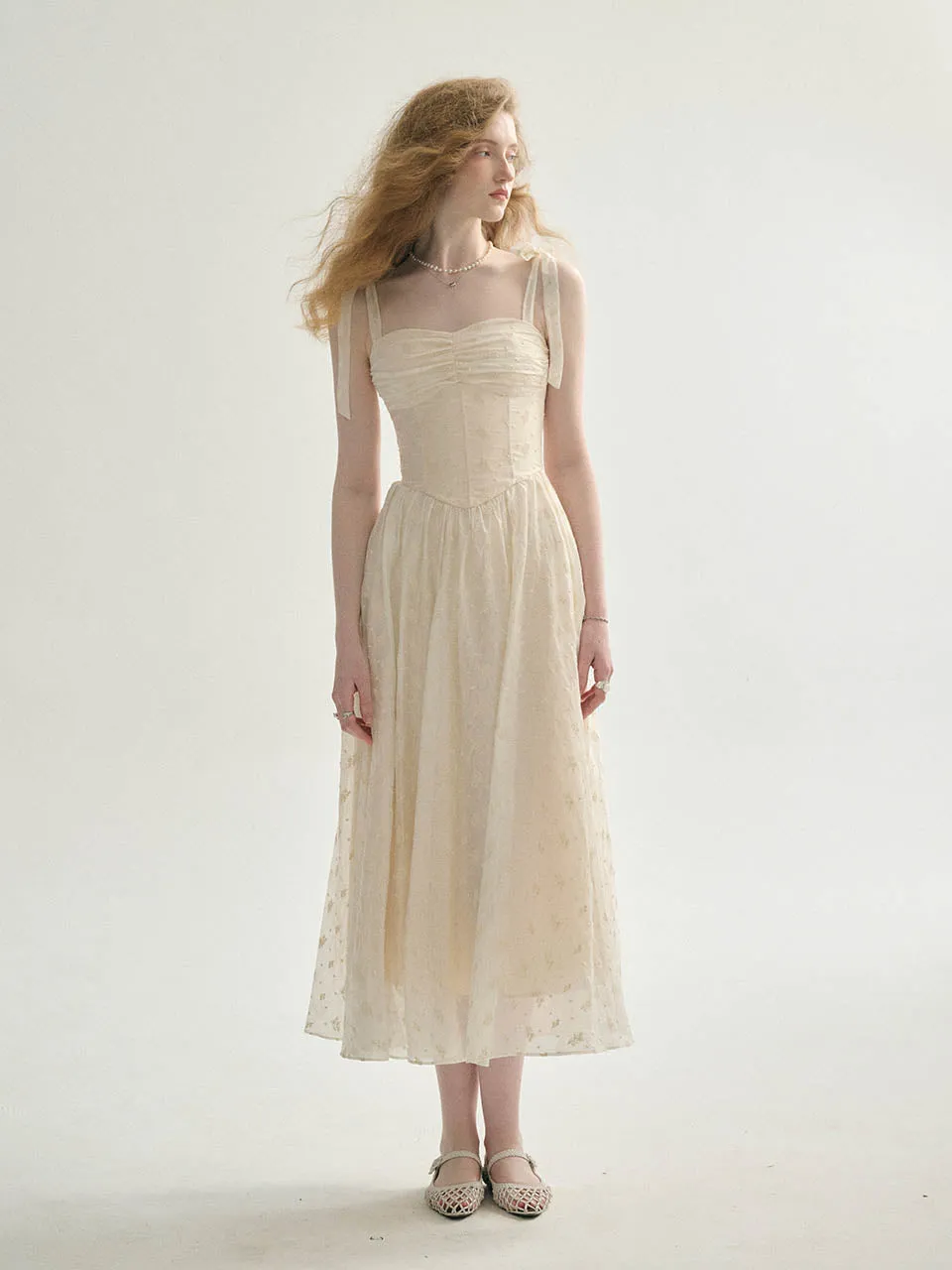 Aurora strap long dress