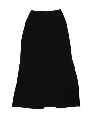 AVANT Womens Maxi Skirt IT 40 Small W24  Black