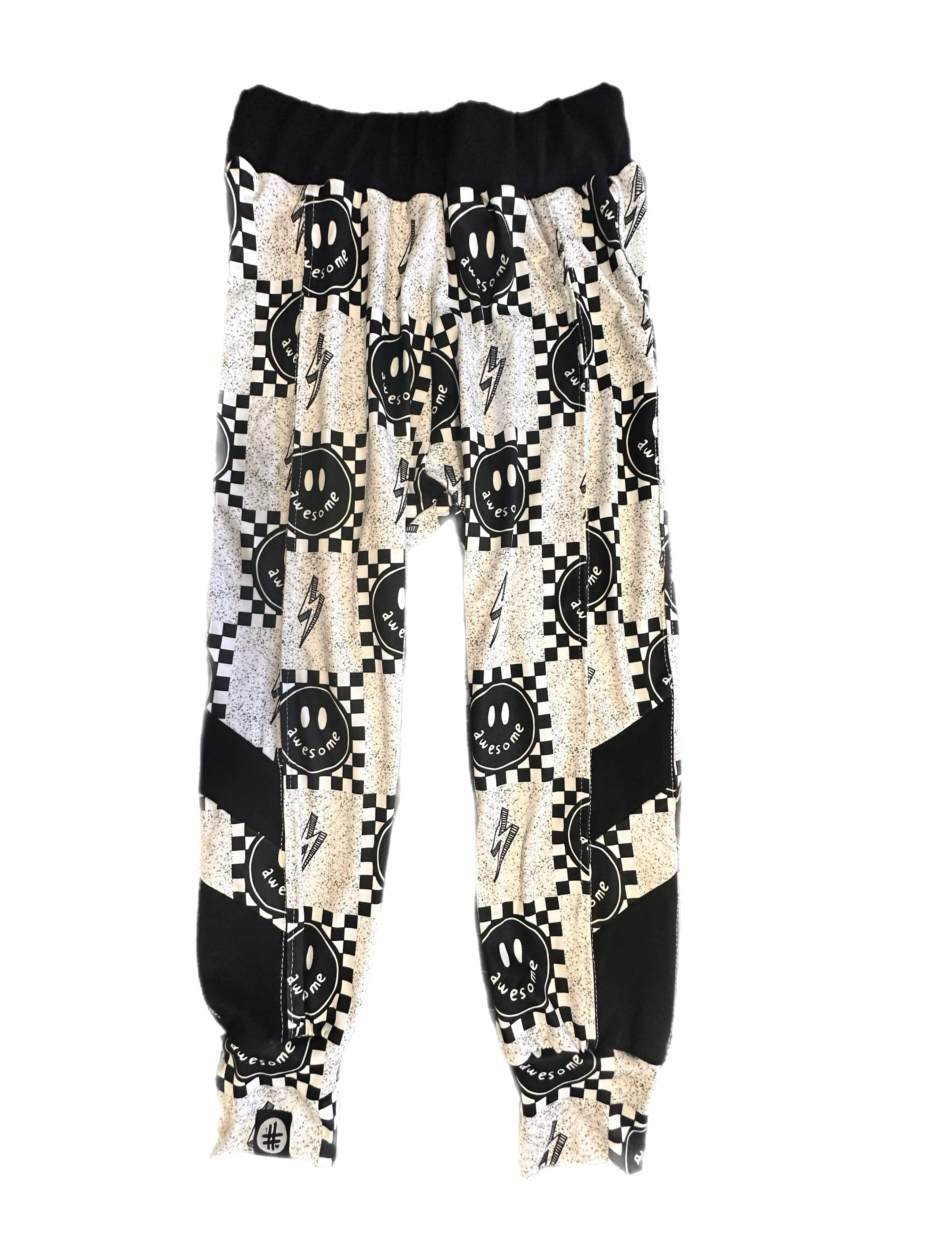 Awesome Smiley Side Stripe Joggers