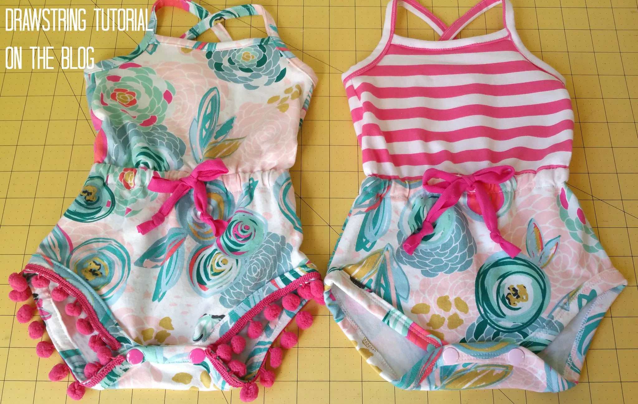 Baby Emerie Romper and Crop Top PDF Pattern NB-2T