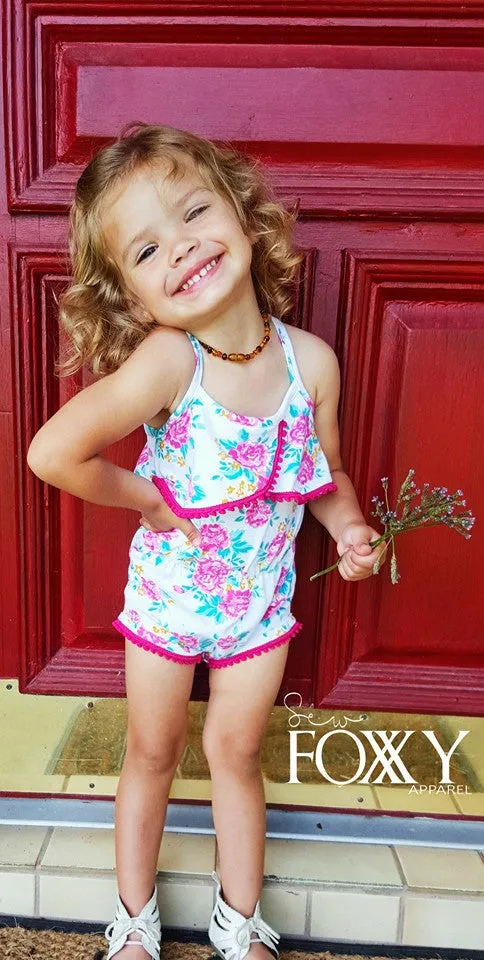 Baby Emerie Romper and Crop Top PDF Pattern NB-2T