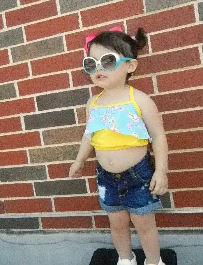 Baby Emerie Romper and Crop Top PDF Pattern NB-2T