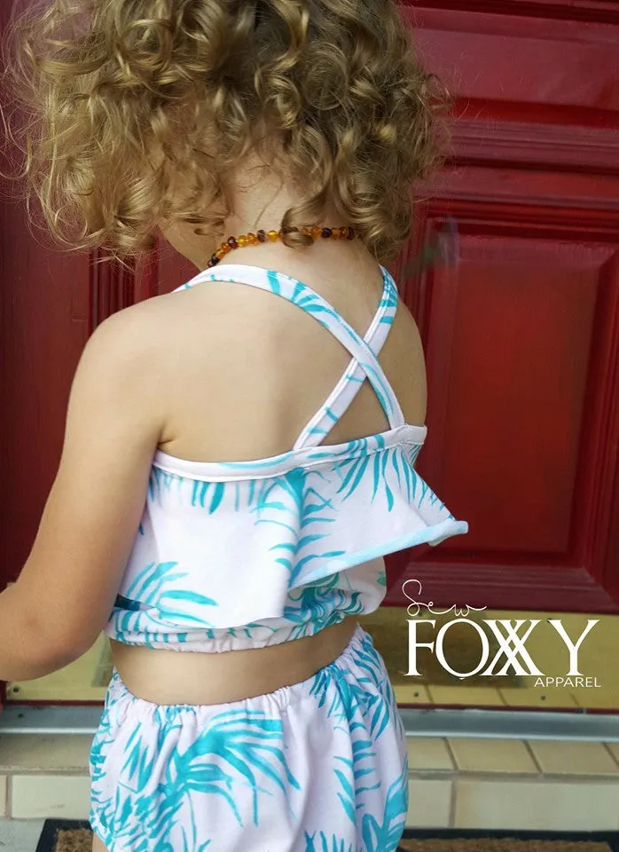 Baby Emerie Romper and Crop Top PDF Pattern NB-2T