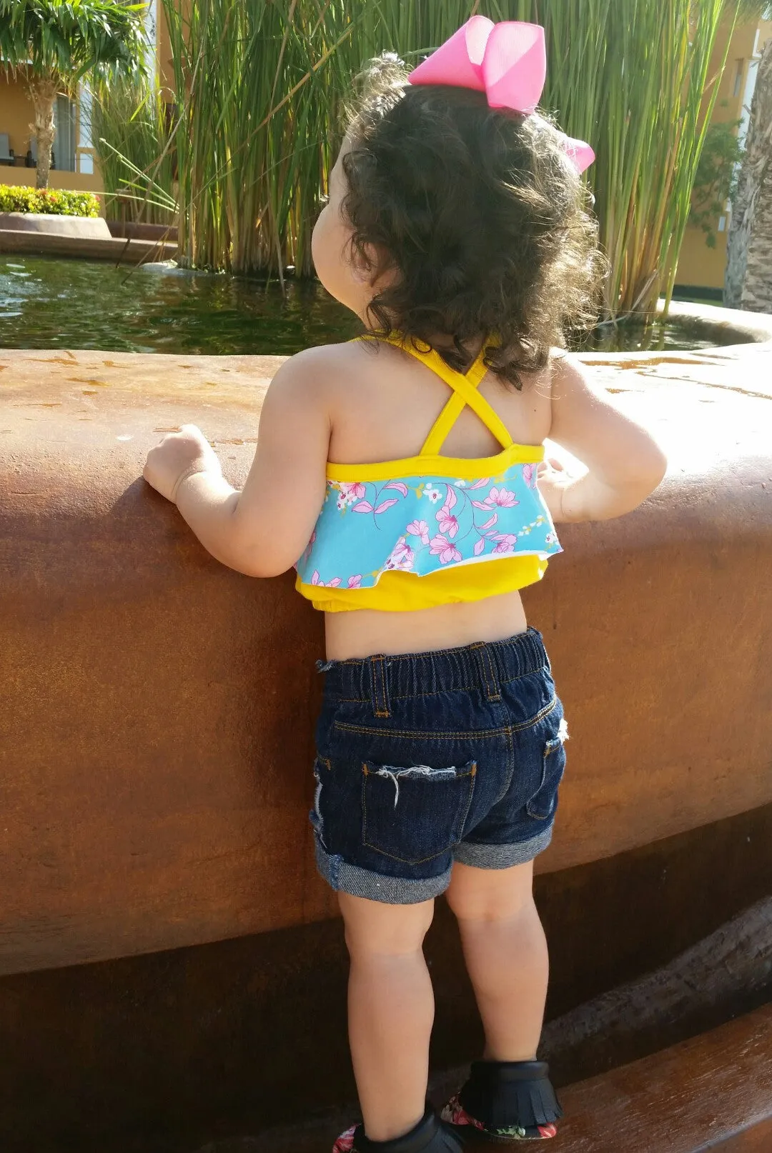 Baby Emerie Romper and Crop Top PDF Pattern NB-2T
