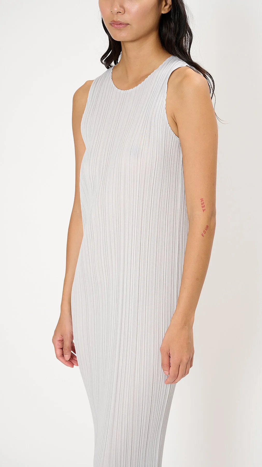 Basics Dress in Light Gray