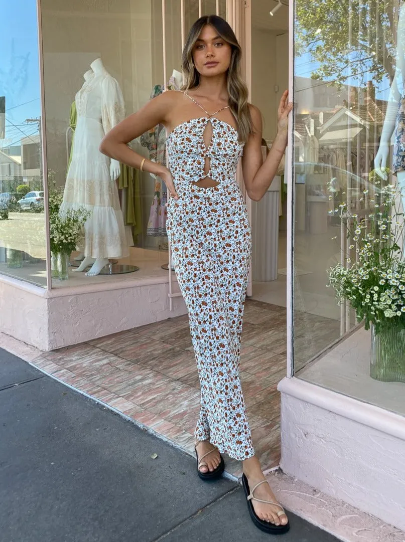 Bec and Bridge Copper Fields Maxi Dress in Print