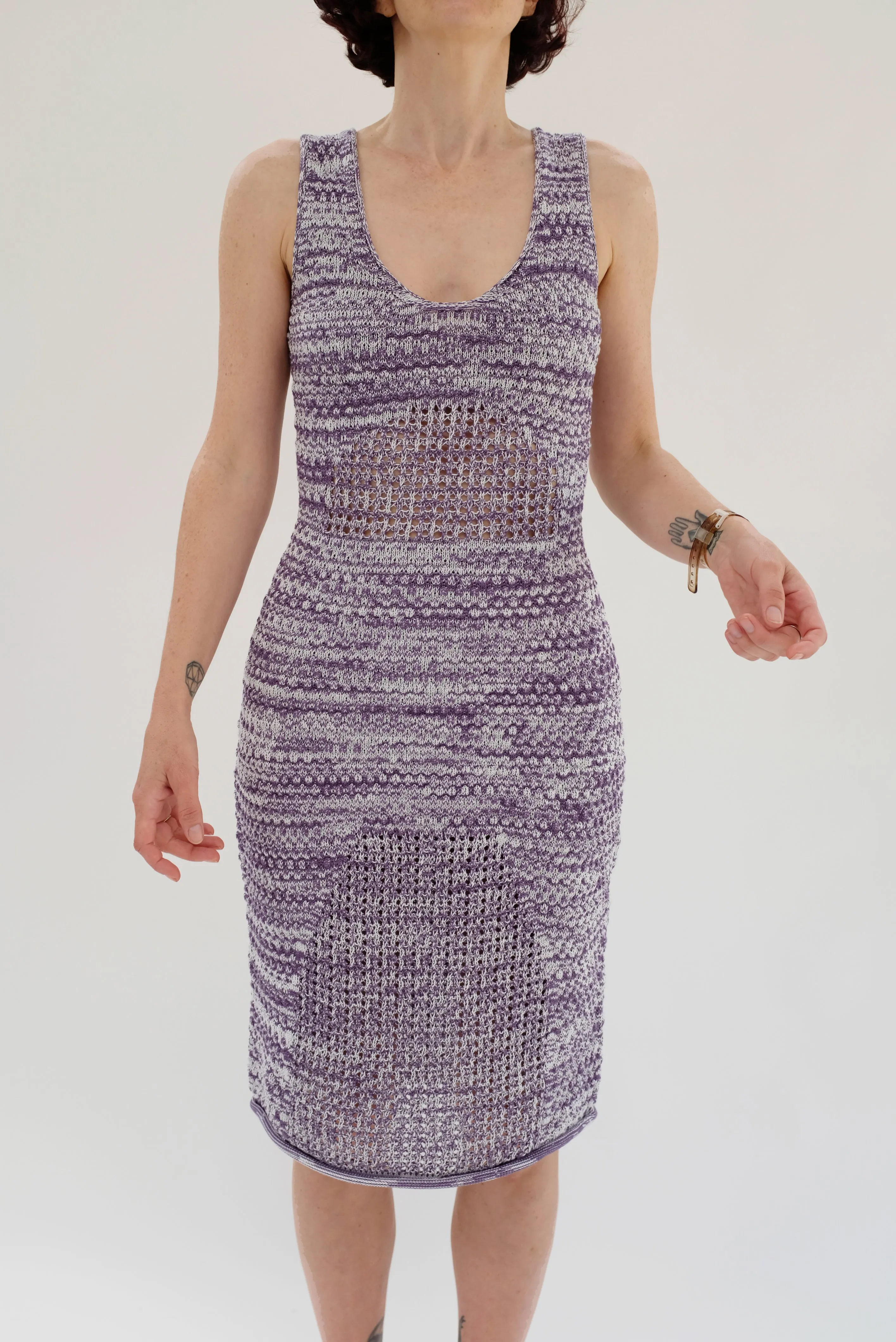Beklina Haptic Tank Dress Violet Melange