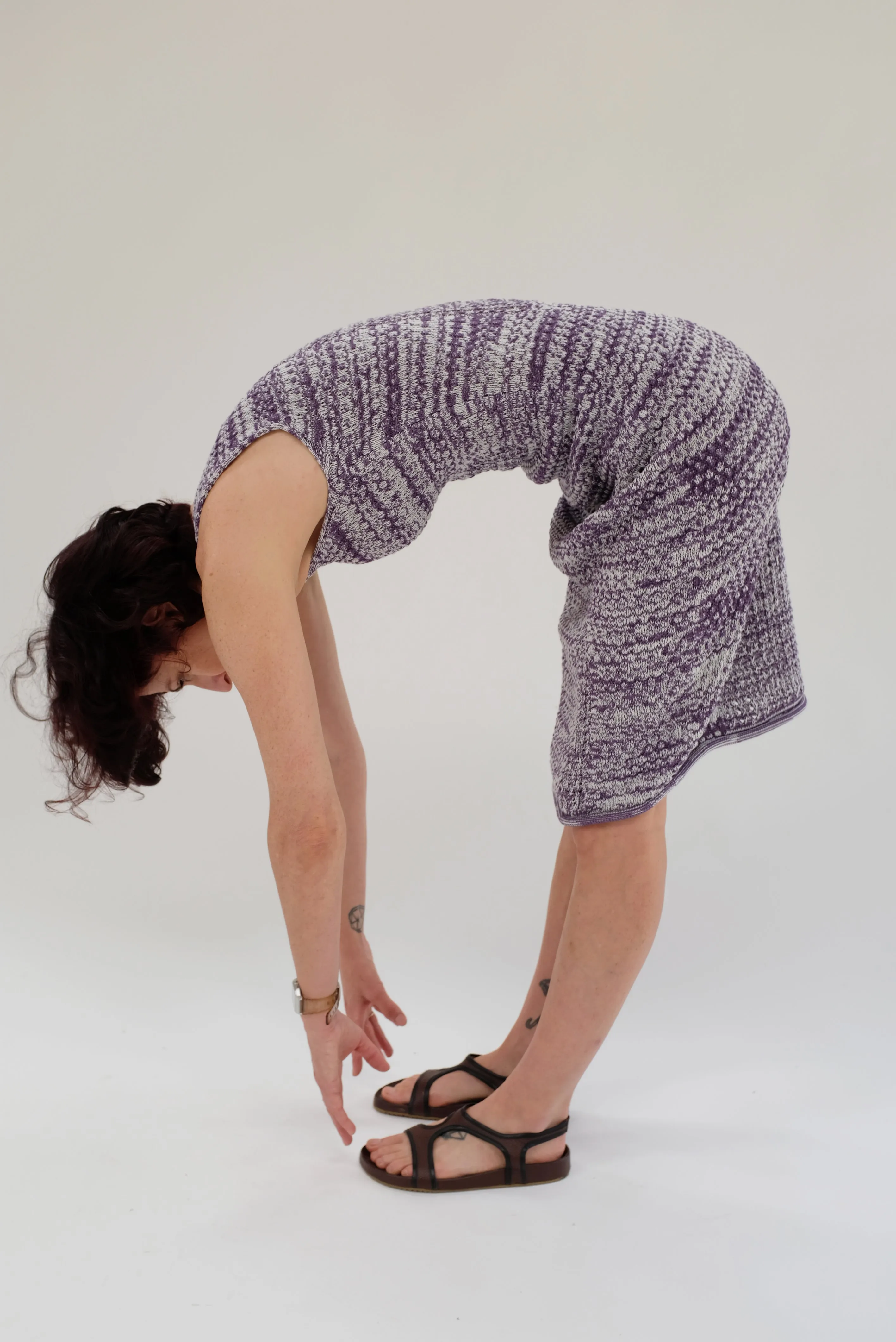 Beklina Haptic Tank Dress Violet Melange