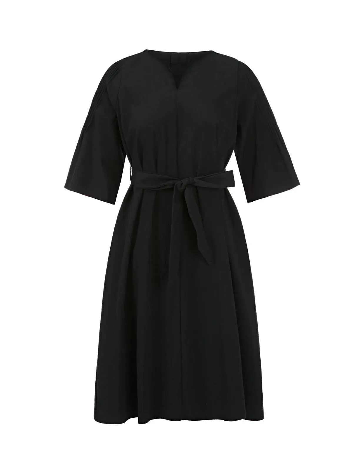 Bell Sleeve A-Line Dress
