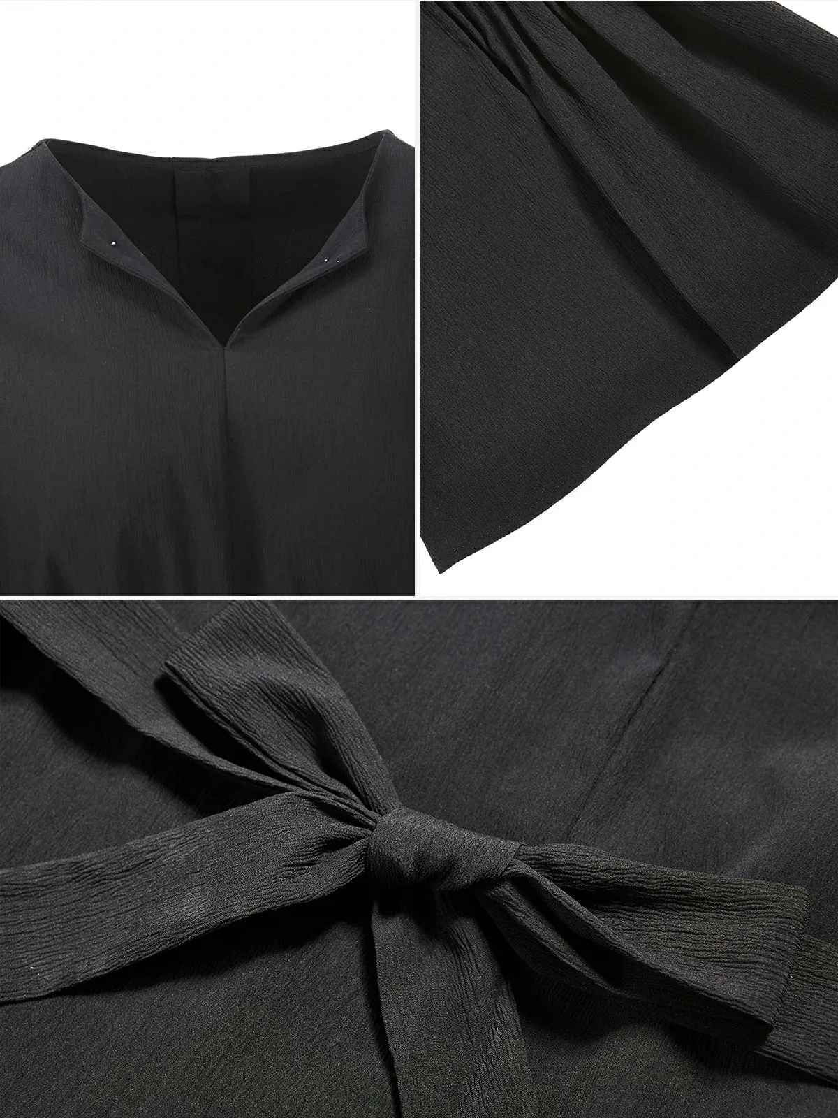 Bell Sleeve A-Line Dress