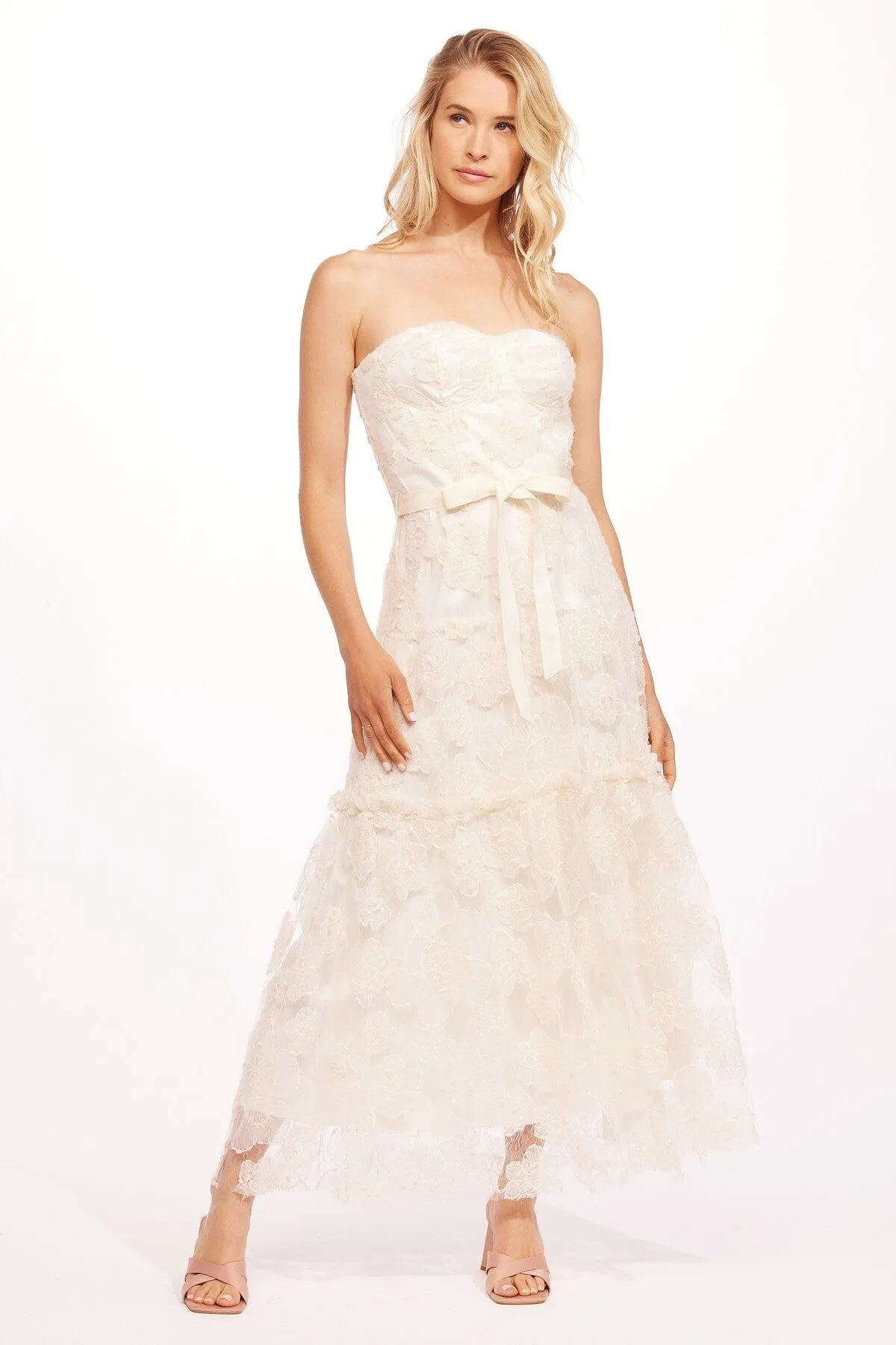 Bertina Dress - Carmel Cream